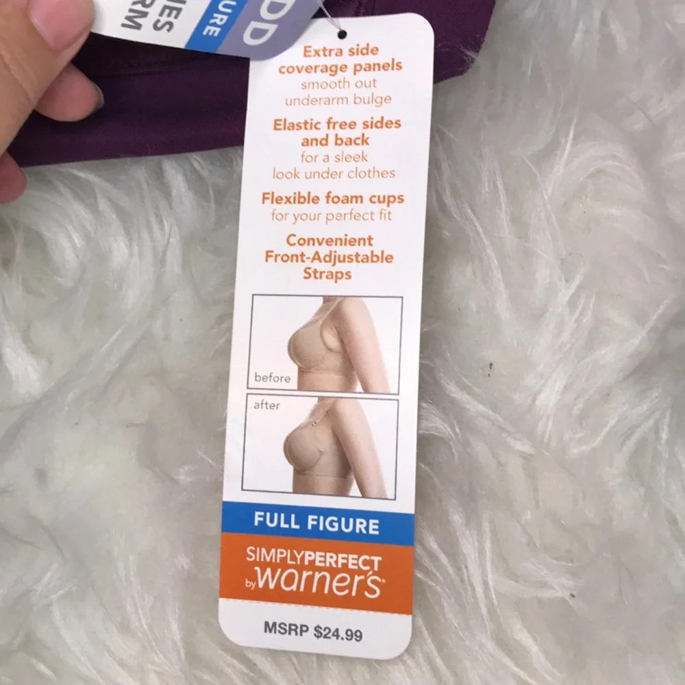 New simply perfect woman 42DDD bra underwire in plum by target - Picture 9 of 9